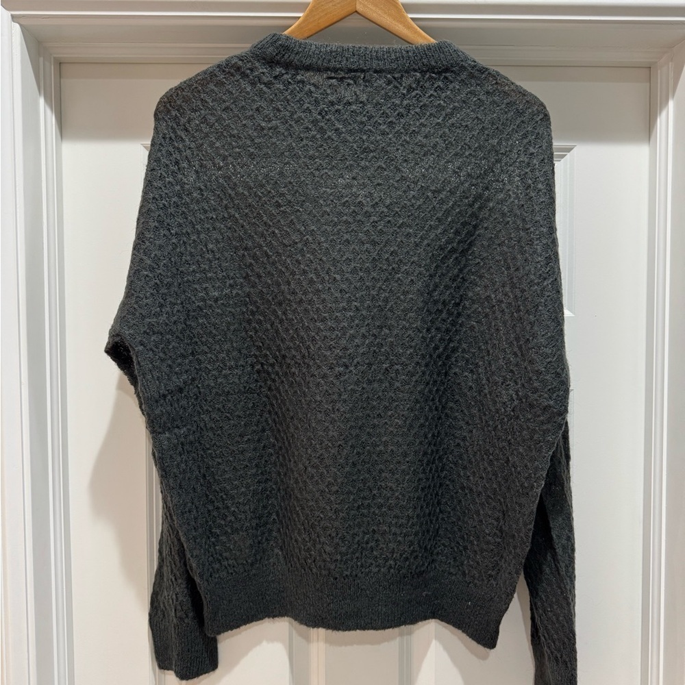 Standard Cloth by Urban Outfitters Sweater Grey Lightweight Oversized Sz M NWOT - Picture 8 of 9